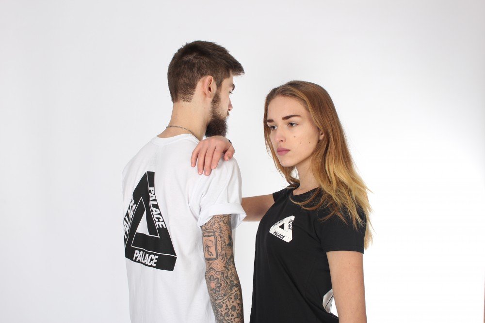 Черная классическая футболка Palace - Зображення 5