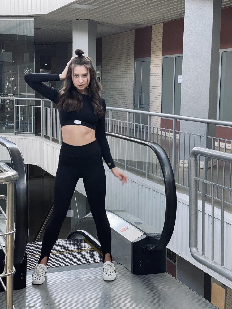 Легінси жіночі зі штрипками Intruder чорні - Зображення 4