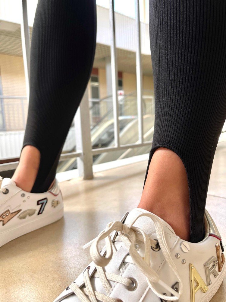 Легінси жіночі зі штрипками Intruder чорні - Зображення 7