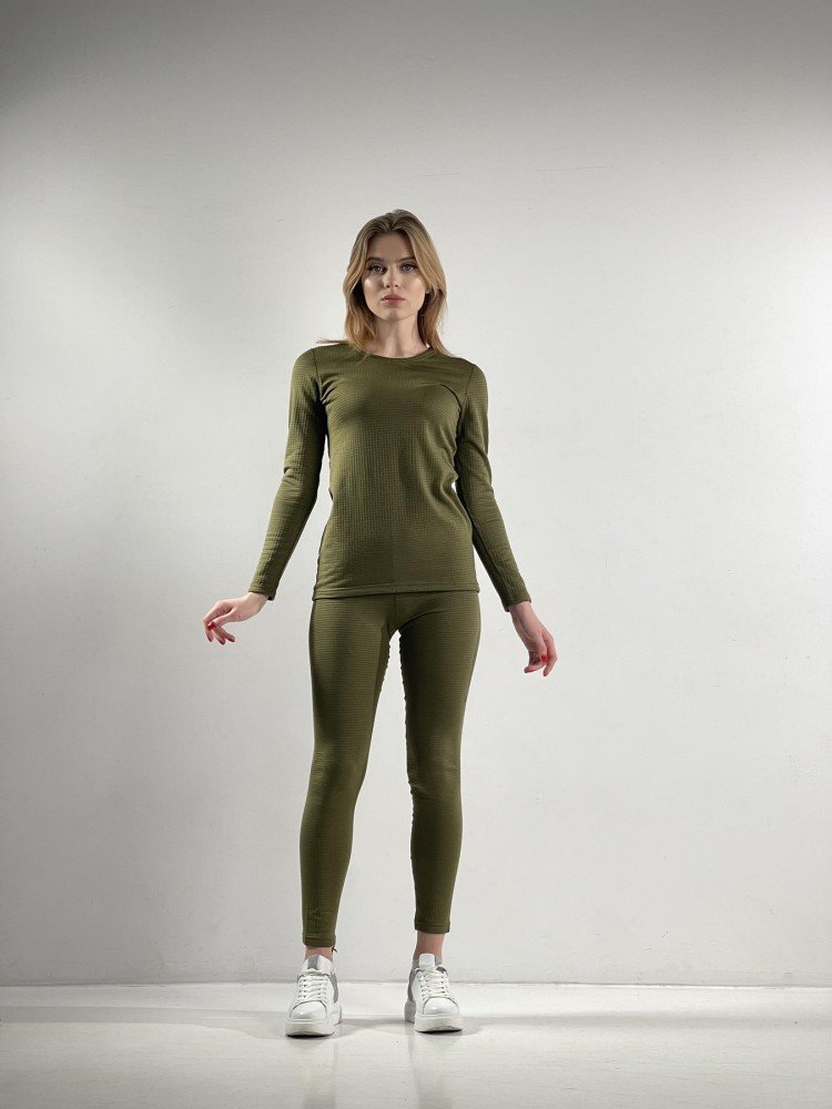 Термобілизна жіноча Thermo hot" хакі" - Зображення 7
