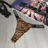 Женские Victoria's Secret Very Sexy стринги леопардовые  wu077-1