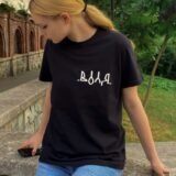 Футболка чорна з принтом Воля