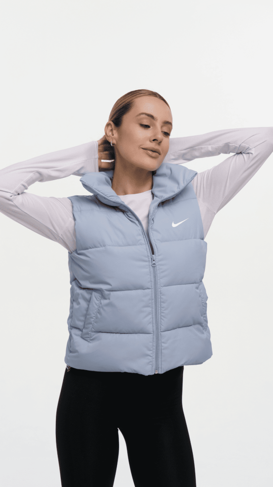 Жилетка жiноча легка Nike" блакитна (1550280792)" - Зображення 2