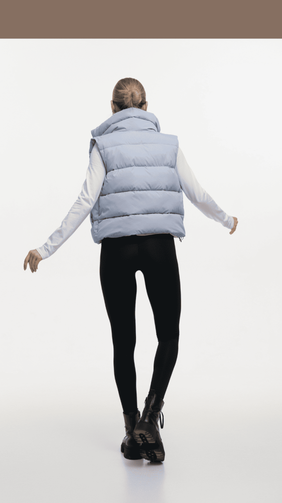 Жилетка жiноча легка Nike" блакитна (1550280792)" - Зображення 6