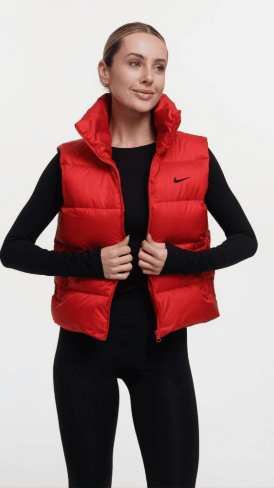 Жилетка жiноча легка Nike" червона (1950846609)" - Зображення 3
