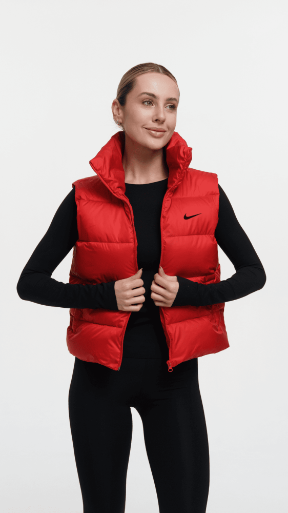 Жилетка жiноча легка Nike" червона (1950846609)" - Зображення 6
