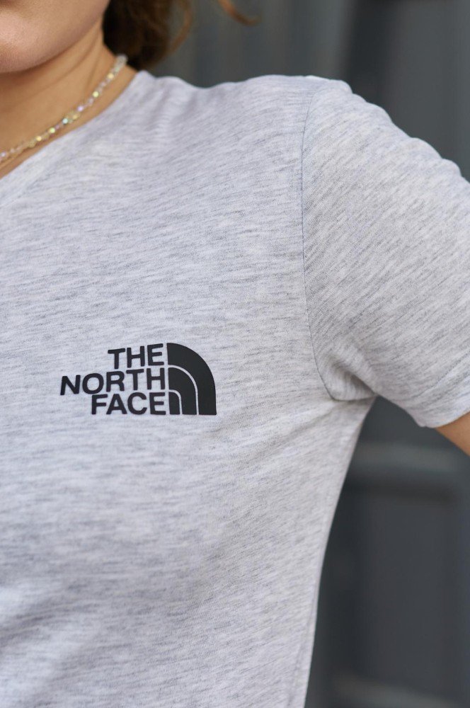 Жіноча футболка TNF сіра - Зображення 4