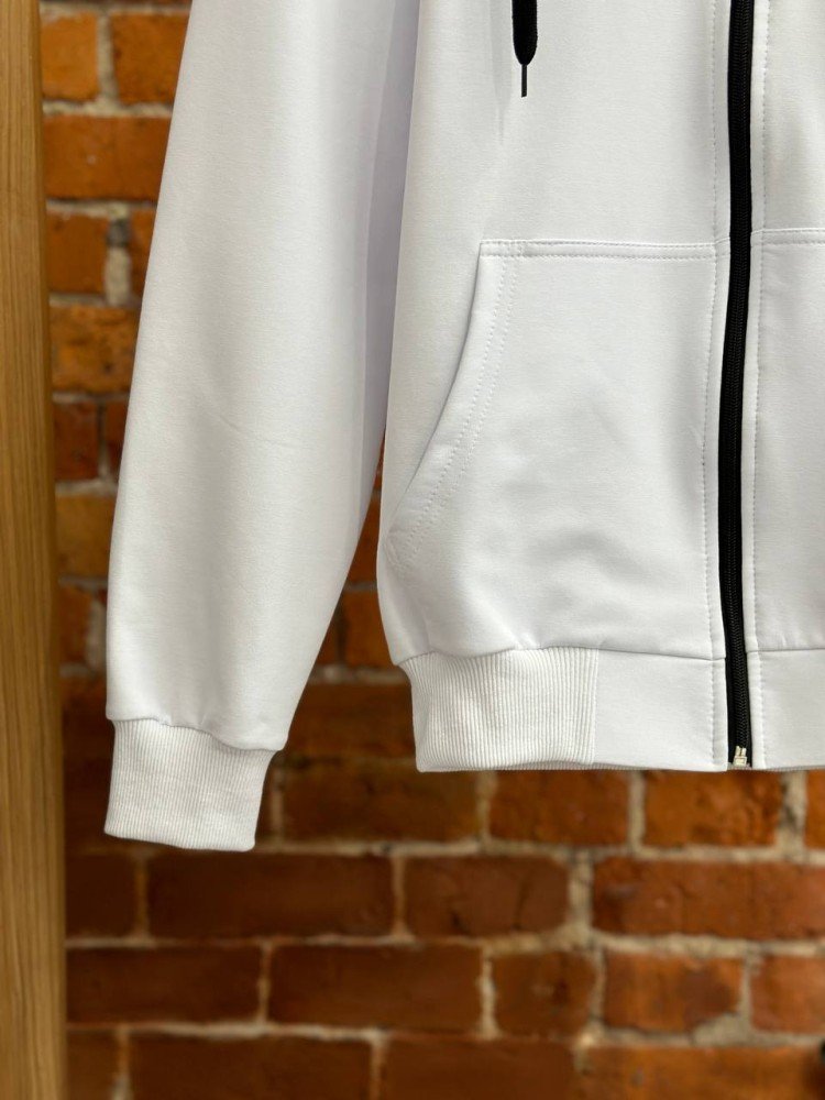 Комплект костюм Stone Island зіп худі біле і 2 пари шкарпеток - Зображення 5