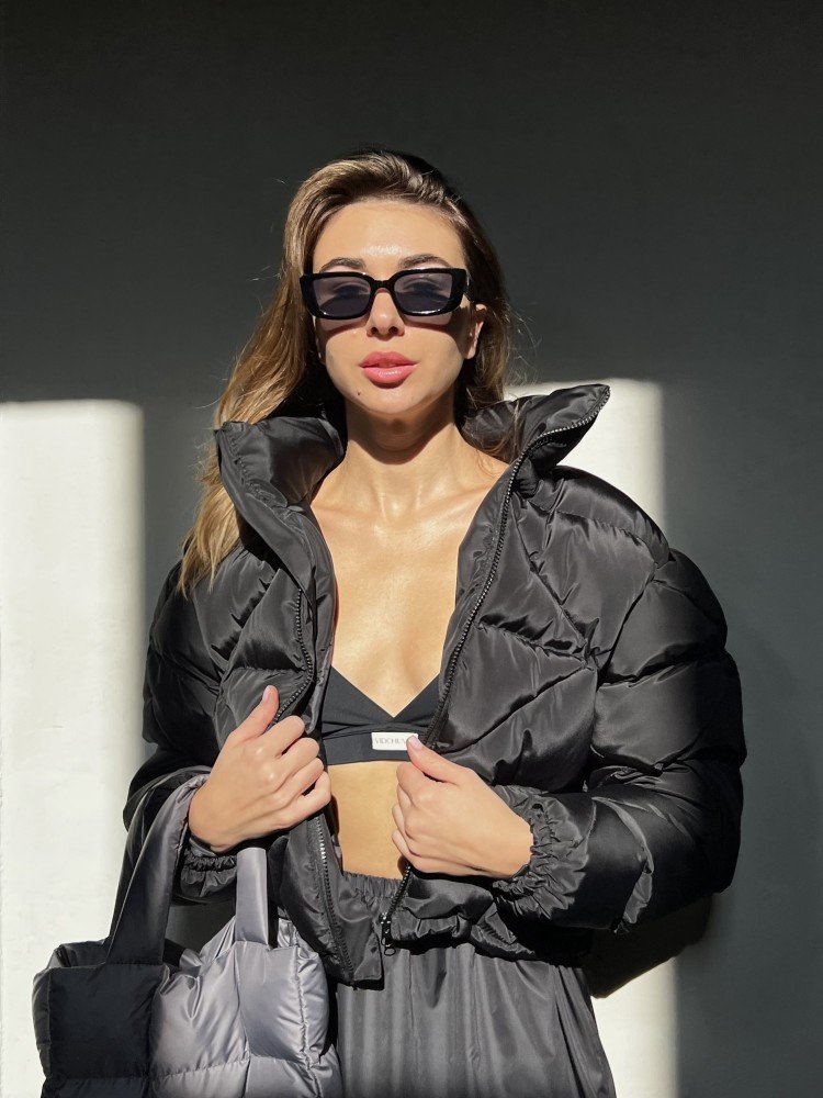 Куртка Зимняя, чорная - Зображення 3