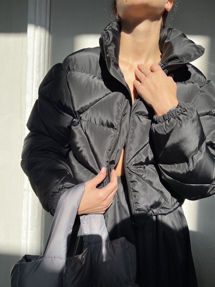 Куртка Зимняя, чорная - Зображення 4