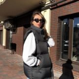 Жилетка дутик, чорный