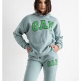 Костюм утеплений GAP тринитка на флісі ментоловий