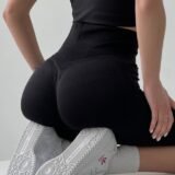 Жіночі безшовні шорти велосипедки Without push up black