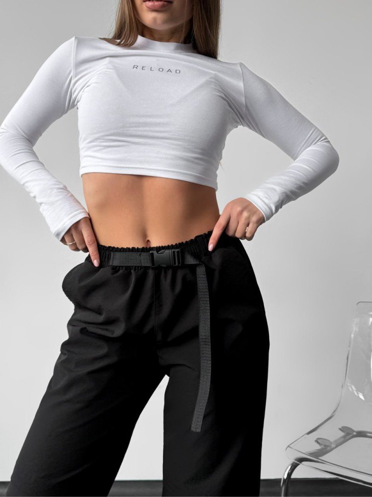 Штани жіночі Reload - Stone, чорний - Зображення 2