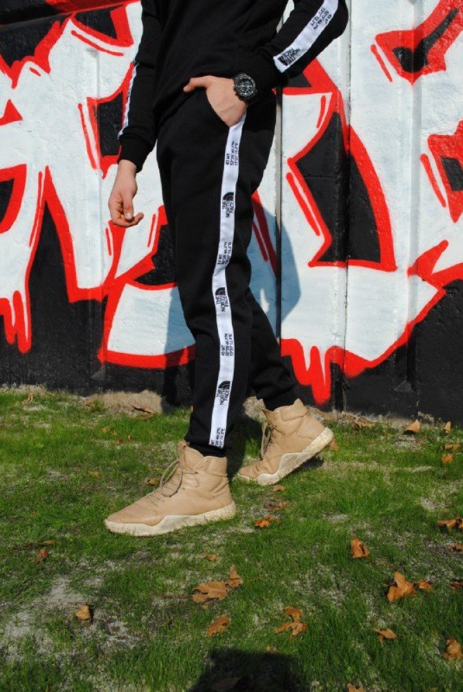 Штаны утеплённые чёрные с лампасами The North Face - Зображення 5