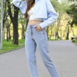 Джинси жіночі блакитні