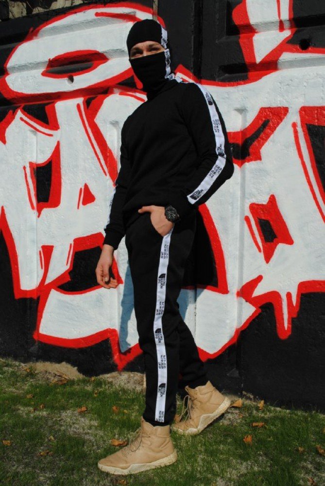 Штаны утеплённые чёрные с лампасами The North Face - Зображення 6