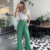 Штани-кльош Reload - Siara, зелений