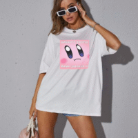 Жіноча футболка біла з мерчем | 61-055