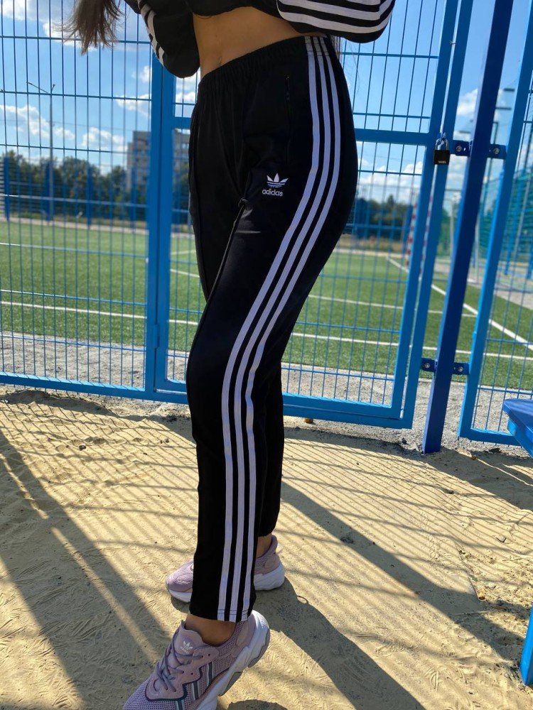 Костюм у стилі Adidas чорний - Зображення 6