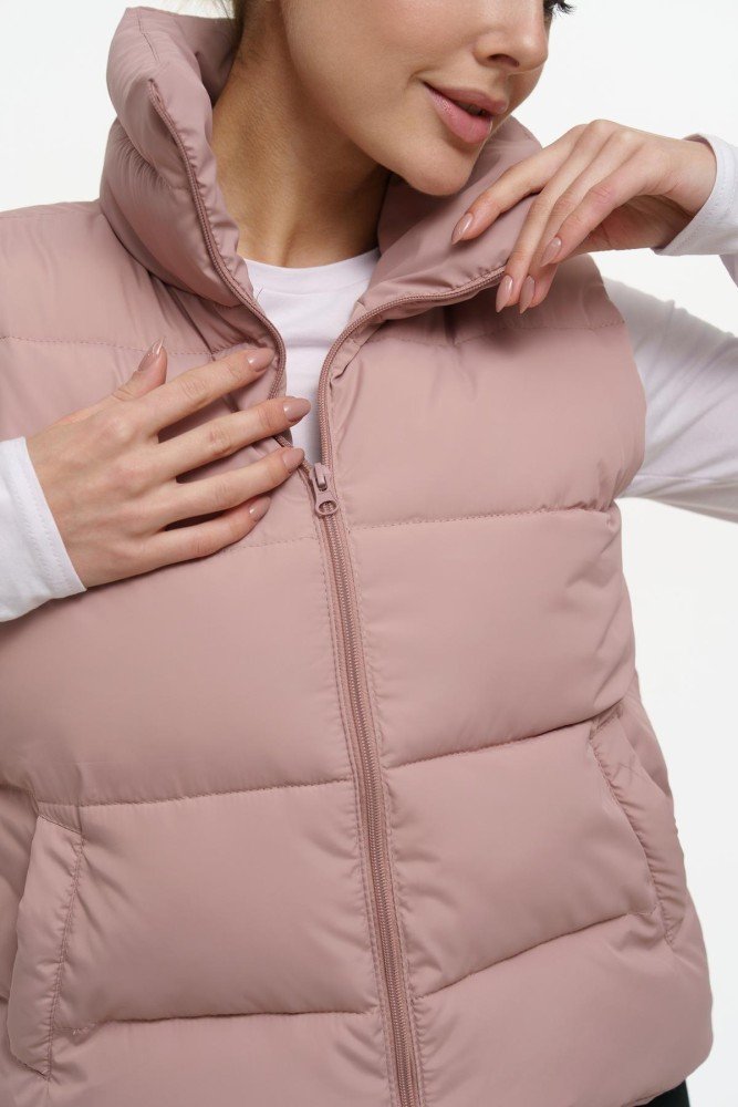 Жилетка жіноча Lola" пудрова" - Зображення 7