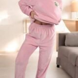 Піжама жіноча Тедді рожева