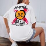 Жіноча біла футболка з ДТФ | 59-015