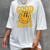 Жіноча біла футболка з ДТФ | 59-040