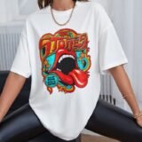 Жіноча біла футболка з ДТФ | 59-043