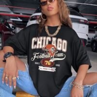 Жіноча чорна футболка з ДТФ | 59-067