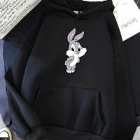 Худі жіноче чорне ДТФ | 32-011