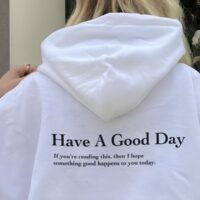 Худі жіноче біле ДТФ | 32-013