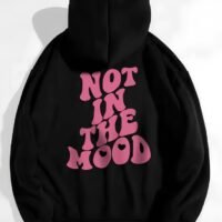 Худі жіноче чорне ДТФ | 32-019