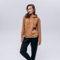 Худи жіноче (unisex) Camel двохнитка