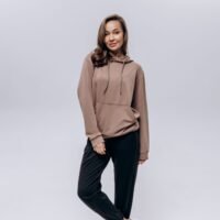 Худи жіноче (unisex) мокко двохнитка