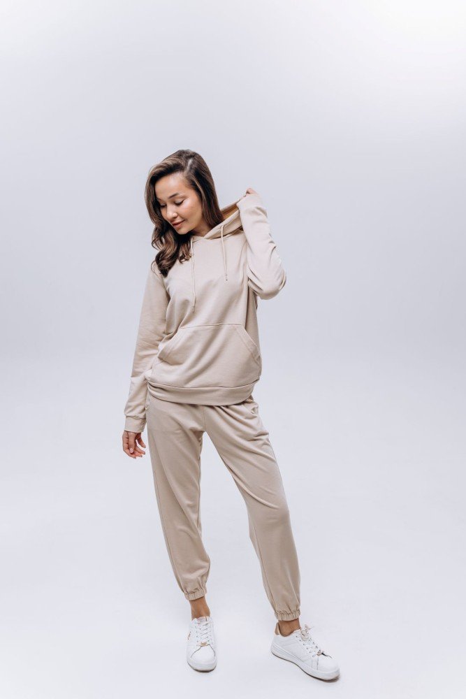 Костюм жіночий (unisex) беж двохнитка