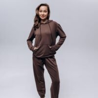 Костюм жіночий (unisex) шоколад двохнитка