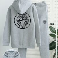 Зимовий костюм на флісі колір сірий