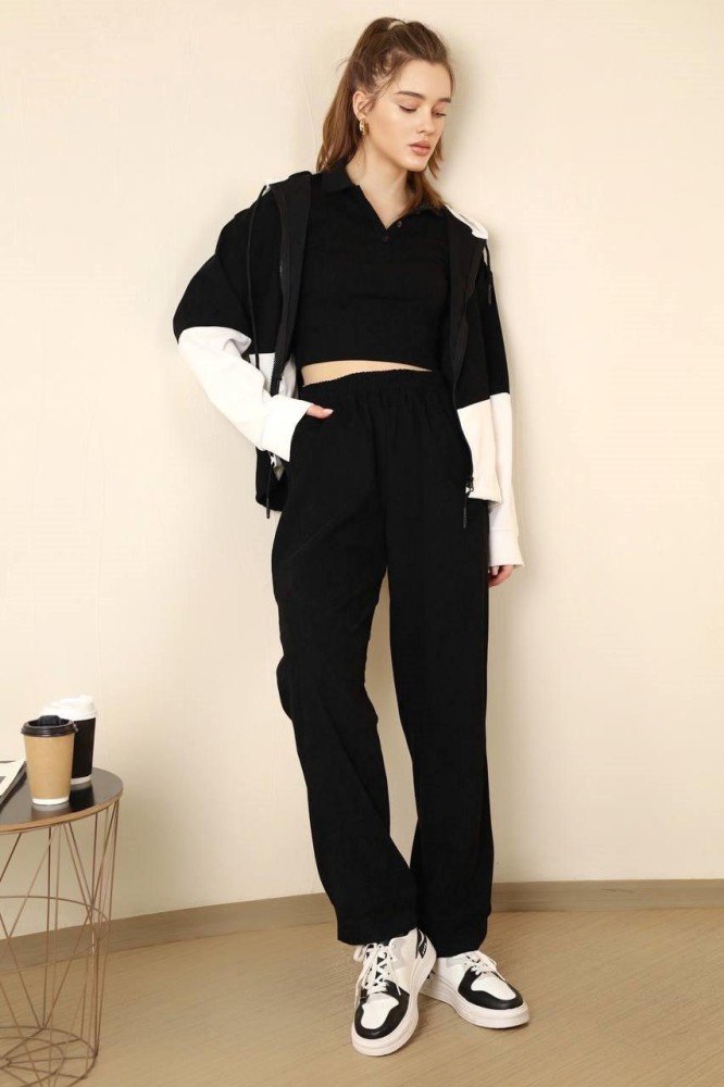 Костюм чорно-білий із мікровельвету - Зображення 2