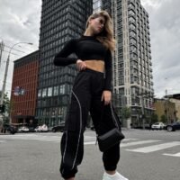 Штани з кантом Reload - Born, чорний