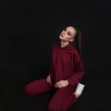 Женский костюм оверсайз Dekka MomOver 1.0 бордовый