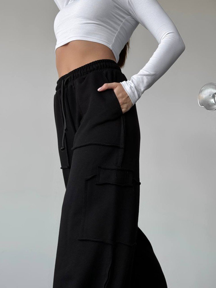 Штани-кльош Reload - Forte, чорний - Зображення 2