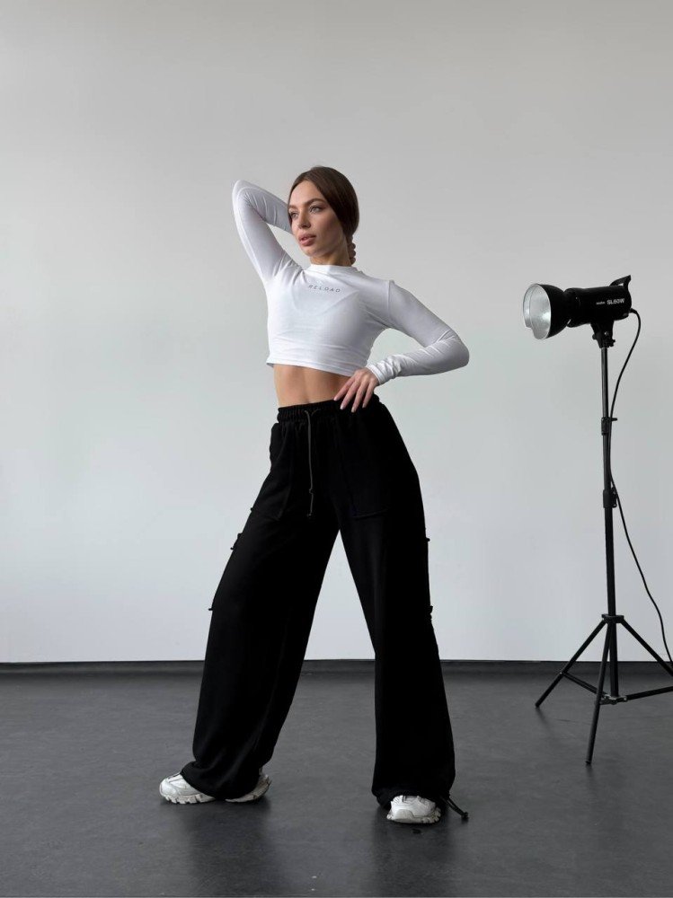 Штани-кльош Reload - Forte, чорний - Зображення 6