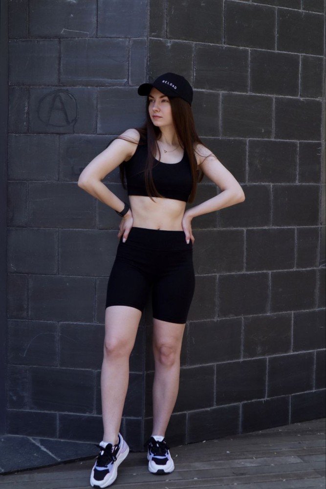 Жіночий топ - Reload, чорний - Зображення 2