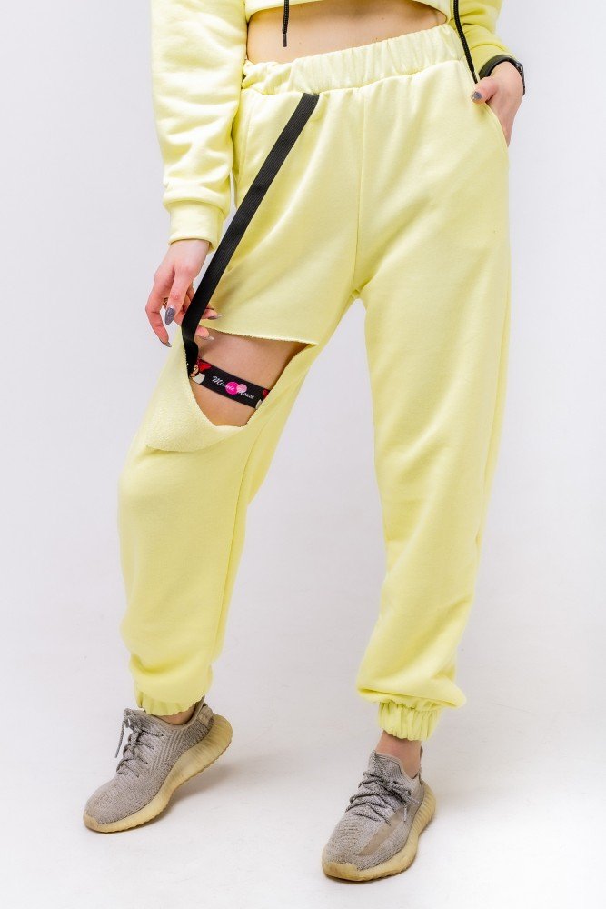 Штаны женские лимонные 'Loop' - Зображення 5