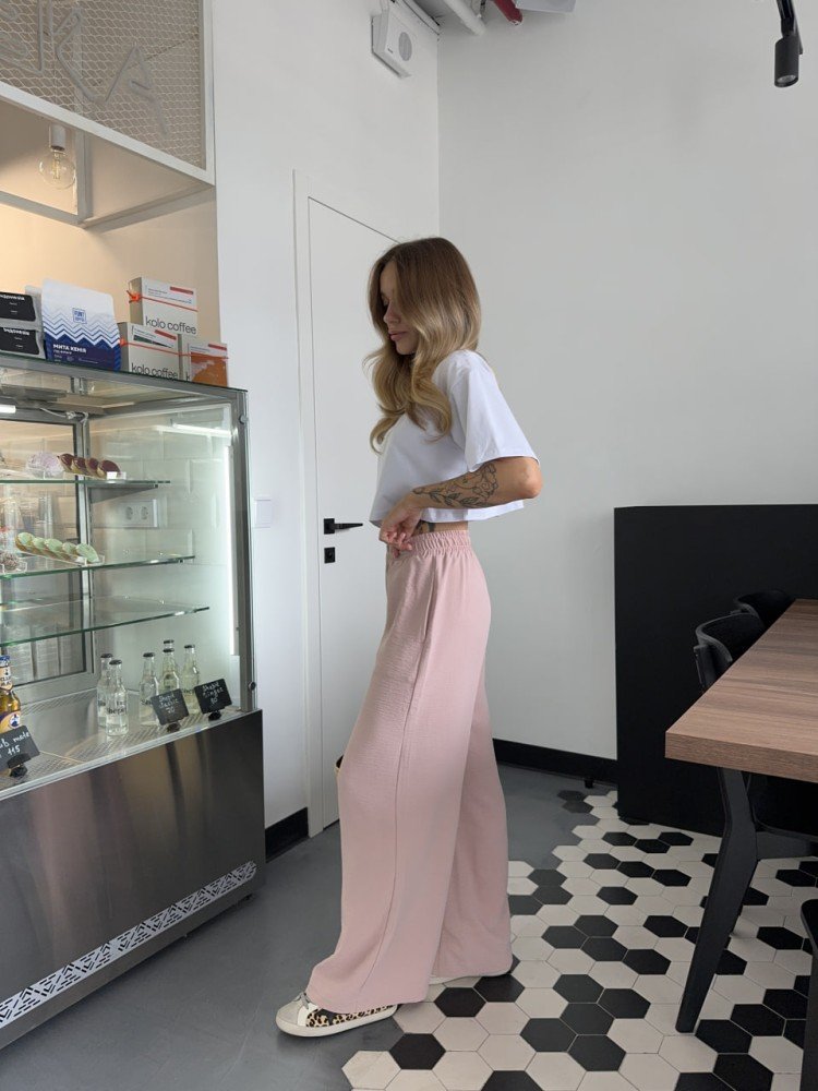 Штани-кльош Reload - Siara, пудровий - Зображення 4