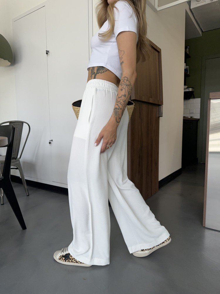 Штани-кльош Reload - Siara, молочний - Зображення 3