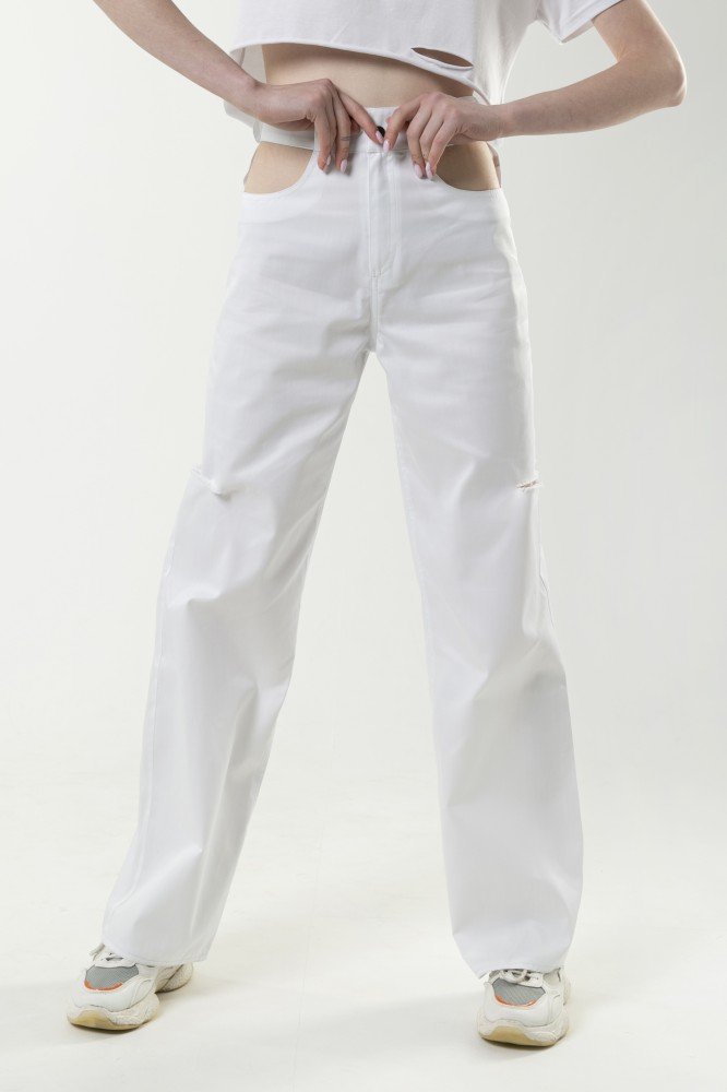 Штани бавовняні Twins "білі" - Зображення 3