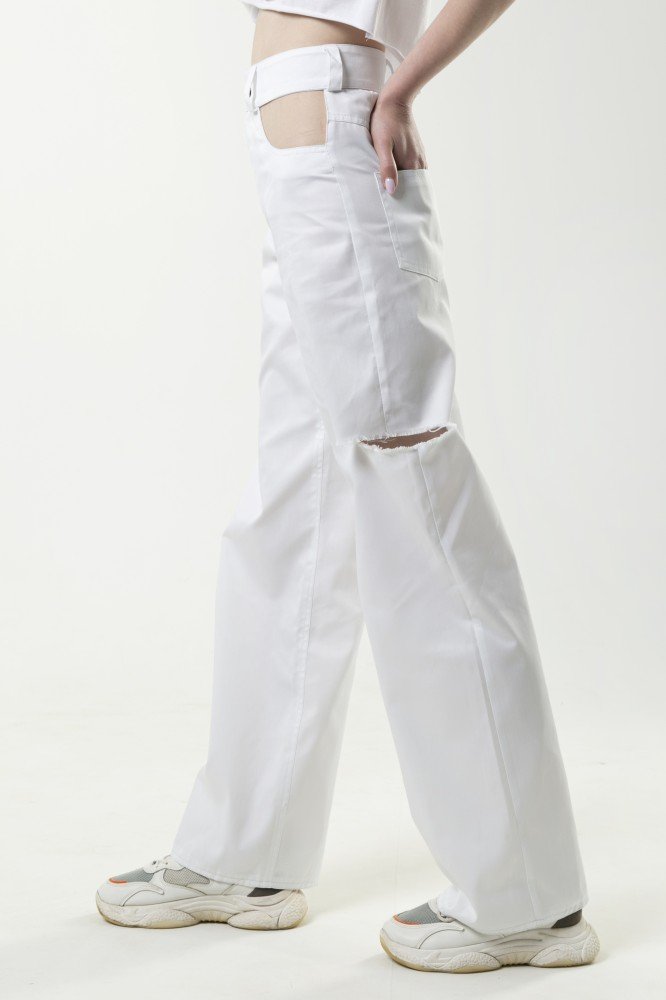 Штани бавовняні Twins "білі" - Зображення 6