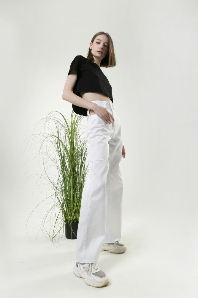 Штани бавовняні Twins "білі" - Зображення 10